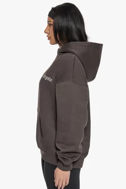 BROKEN DREAMS CIRCLE HOODIE WASHED BLACK