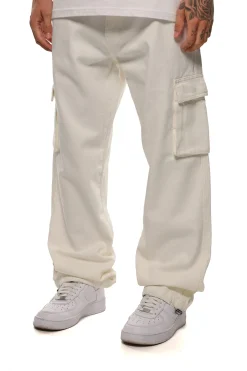CARGO JEANS WHITE