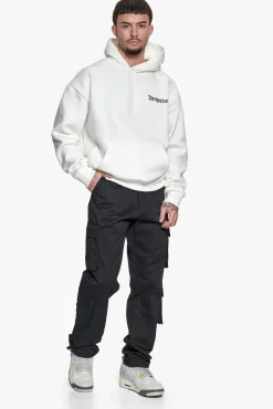 DOUBLE CARGO POCKET WORKWEAR PANTS BLACK