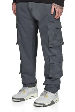 DOUBLE CARGO POCKET WORKWEAR PANTS GREY
