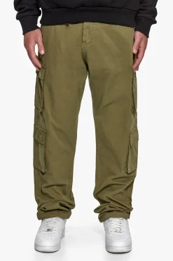DOUBLE POCKET CARGO PANT OLIVE