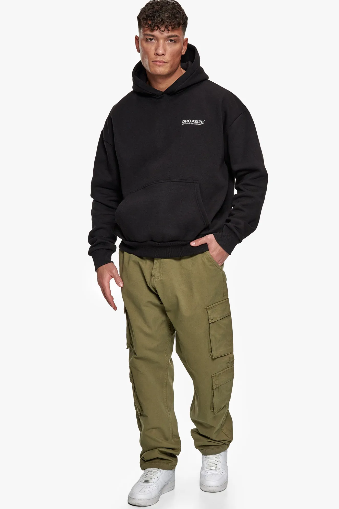 DOUBLE POCKET CARGO PANT OLIVE