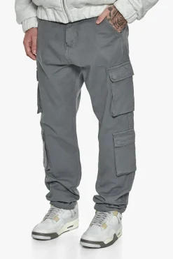 DOUBLE POCKET CARGO PANT GREY
