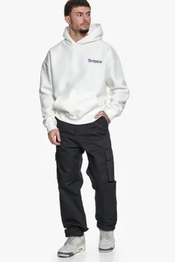 DOUBLE POCKET CARGO PANTS BLACK