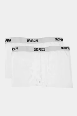 DROPSIZE BOXER CREAM WHITE