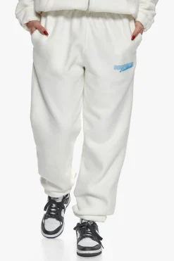 ESSENTIAL CREW SWEAT JOGGER CREAM WHITE