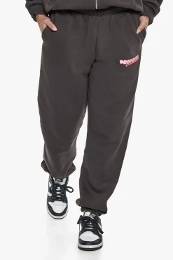 ESSENTIAL CREW SWEAT JOGGER WASHED BLACK