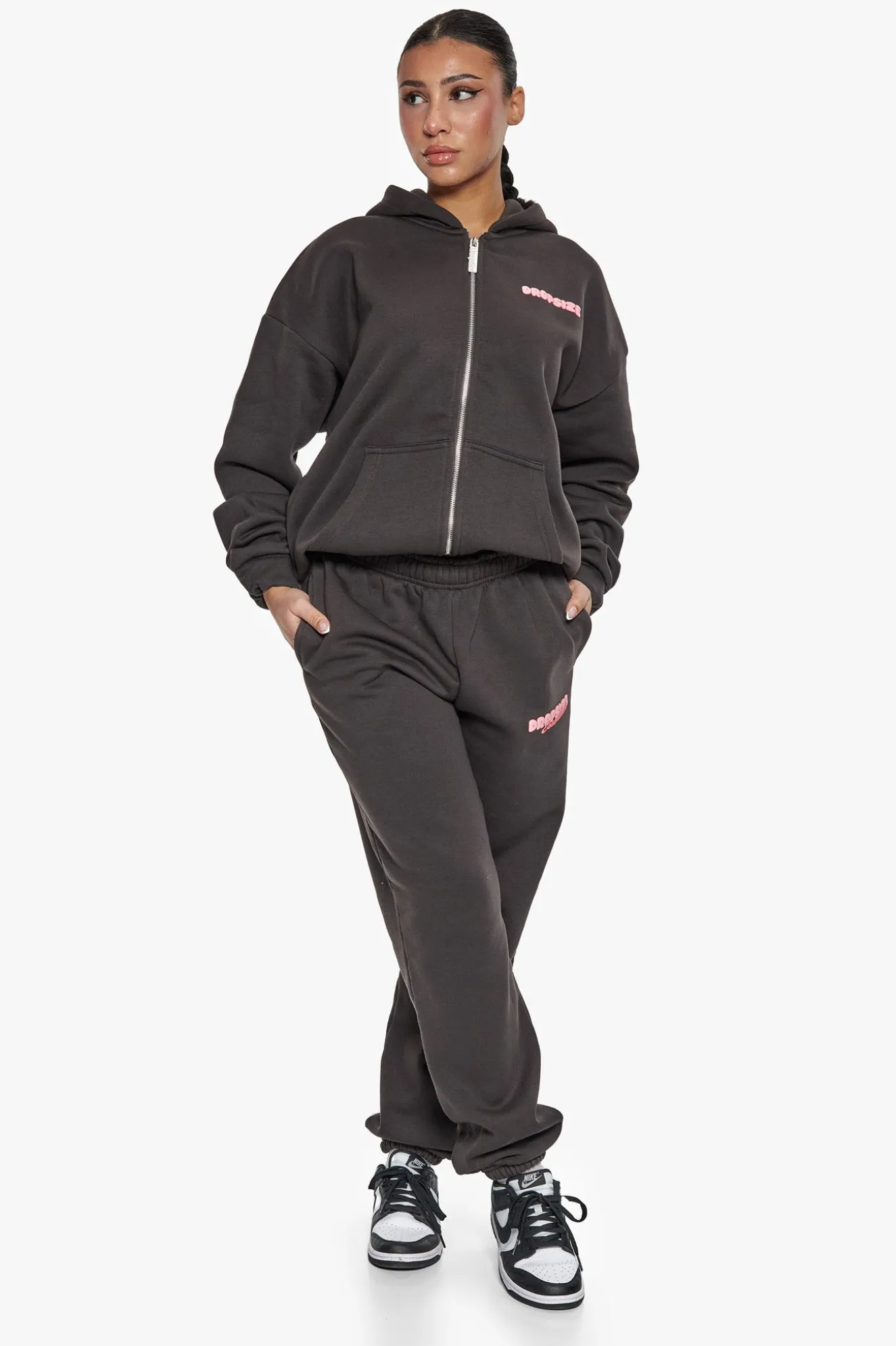 ESSENTIAL CREW SWEAT JOGGER WASHED BLACK