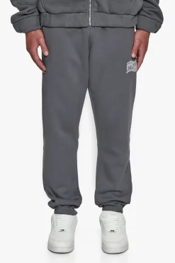 HEAVY MIRRORED LOGO JOGGER GREY