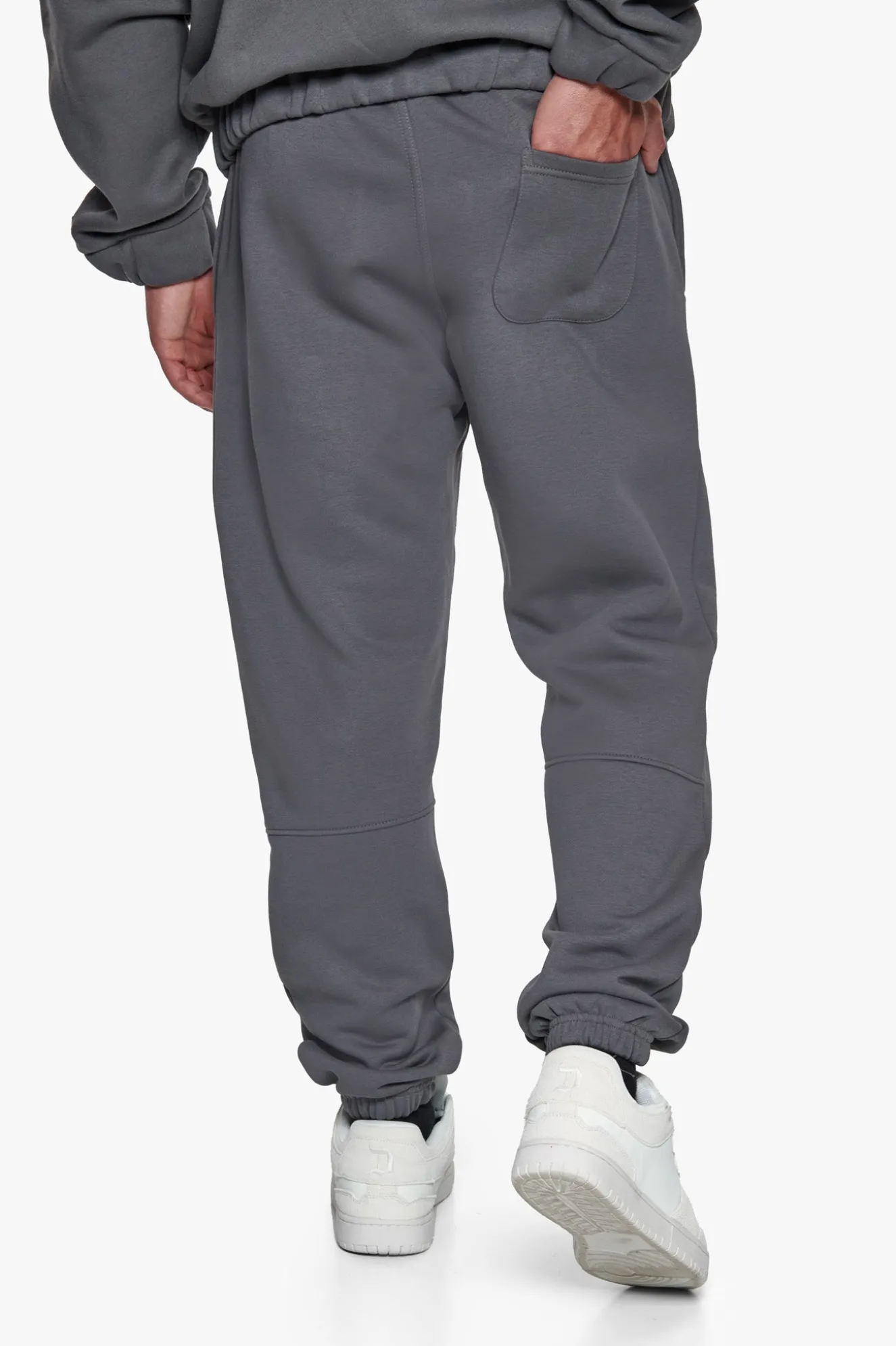HEAVY MIRRORED LOGO JOGGER GREY