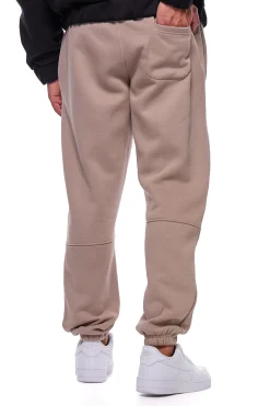 HEAVY MIRRORED LOGO JOGGER SIMPLY TAUPE