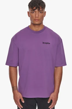 HEAVY BACKLOGO T-SHIRT WASHED PURPLE