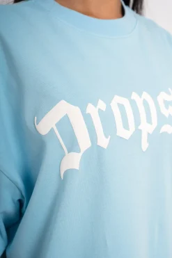 HEAVY BIG LOGO T-SHIRT BABY BLUE