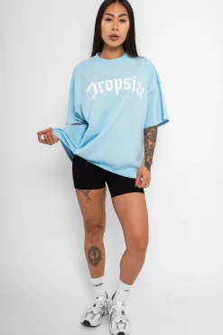 HEAVY BIG LOGO T-SHIRT BABY BLUE