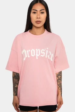 HEAVY BIG LOGO T-SHIRT PINK