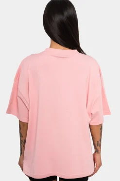 HEAVY BIG LOGO T-SHIRT PINK