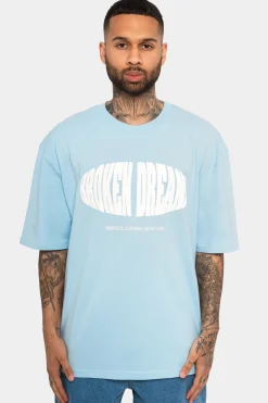 HEAVY BROKEN DREAMS T-SHIRT BABY BLUE