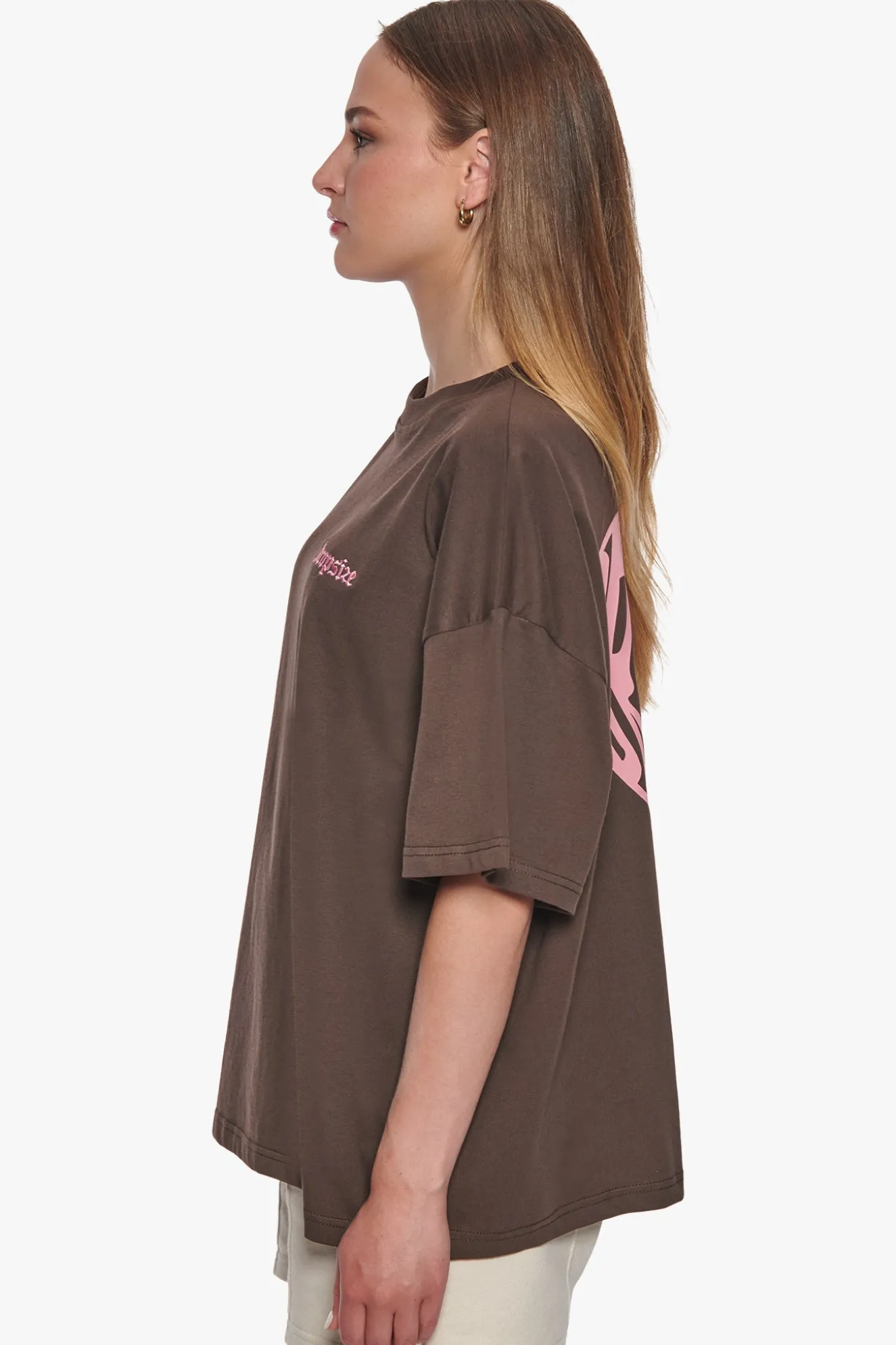 HEAVY BROKEN HEART T-SHIRT CHOCOLATE BROWN