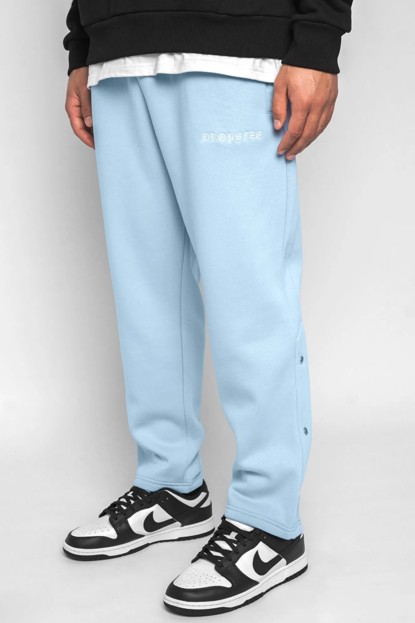 HEAVY BUTTON PANTS BABY BLUE