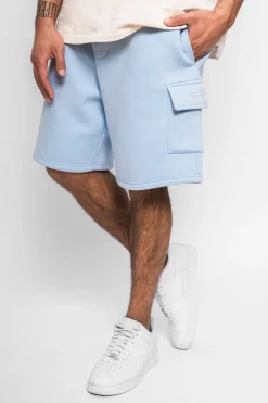 HEAVY CARGO SWEAT SHORT BLUE