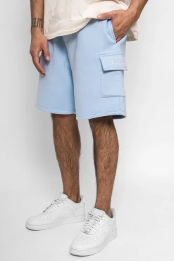 HEAVY CARGO SWEAT SHORT BLUE