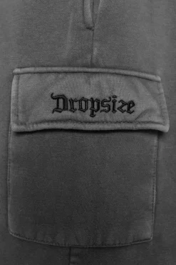 HEAVY CARGO SWEAT SHORT WASHED GRAY
