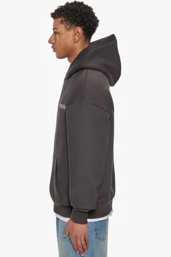 HEAVY CLOUD DOVE HOODIE WASHED BLACK