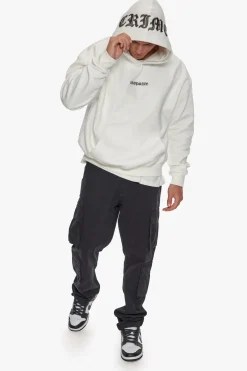 HEAVY CRIME HOODIE CREAM