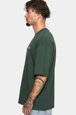 HEAVY EMBO T-SHIRT DARK GREEN