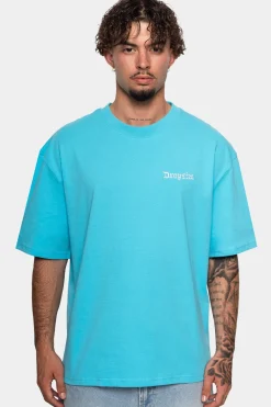 HEAVY EMBO T-SHIRT LIGHT BLUE