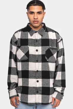 HEAVY FLANNEL JACKET WHITE