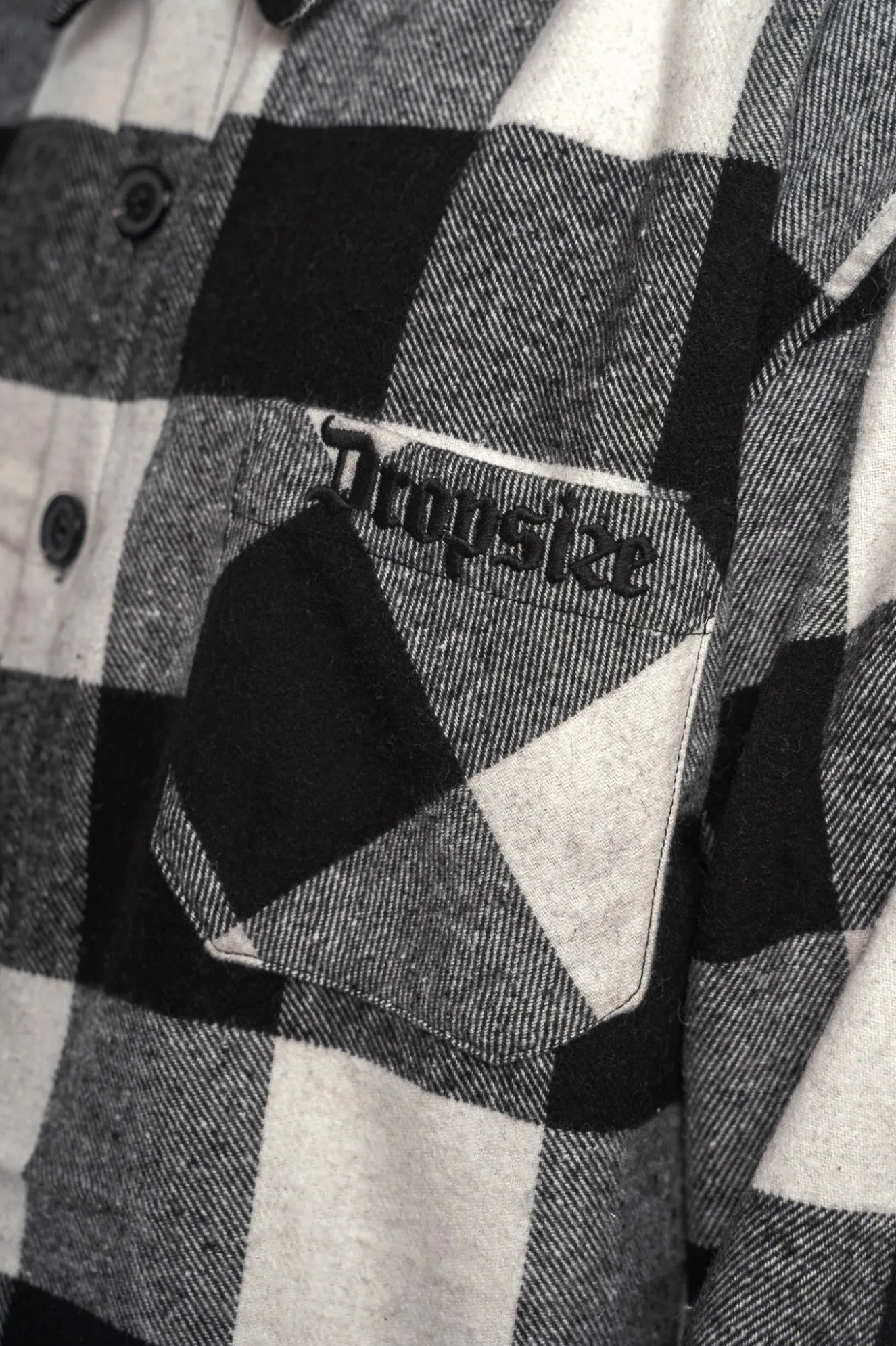 HEAVY FLANNEL JACKET WHITE