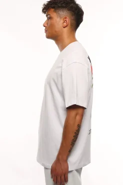 HEAVY FLORIDA PALM T-SHIRT BLACK