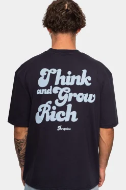 HEAVY GROW RICH T-SHIRT NAVY