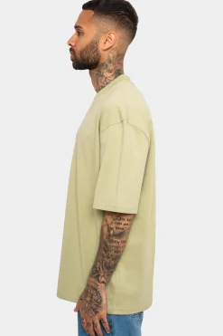 HEAVY HD FRONT LOGO T-SHIRT PISTACHIO