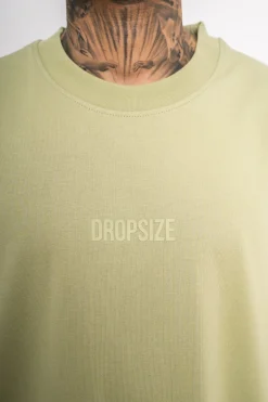 HEAVY HD FRONT LOGO T-SHIRT PISTACHIO