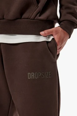 HEAVY HD PRINT JOGGER CHOCOLATE BROWN