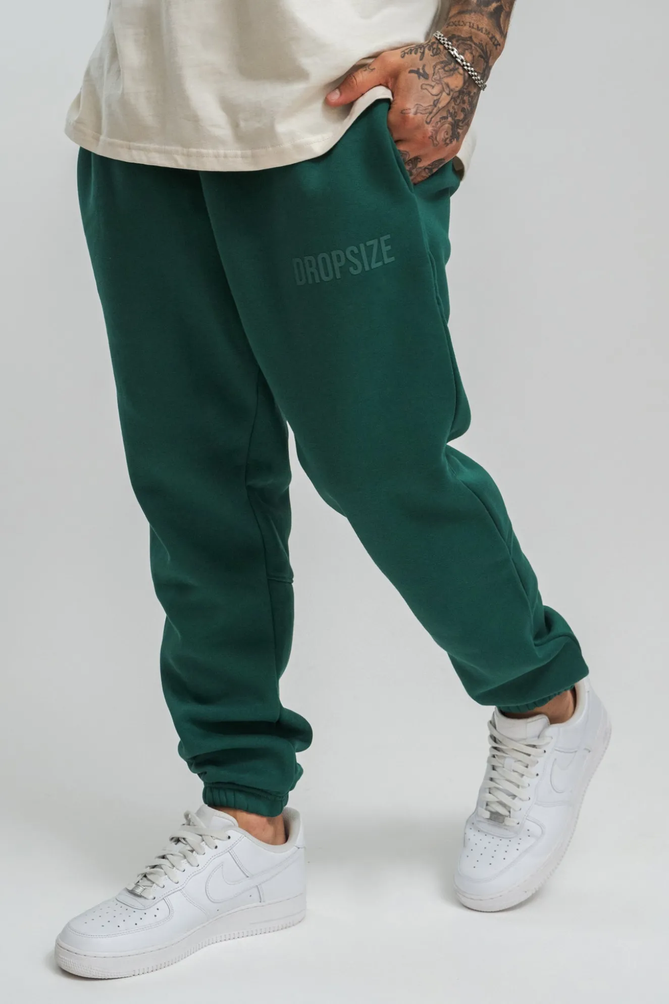 HEAVY HD PRINT JOGGER GREEN