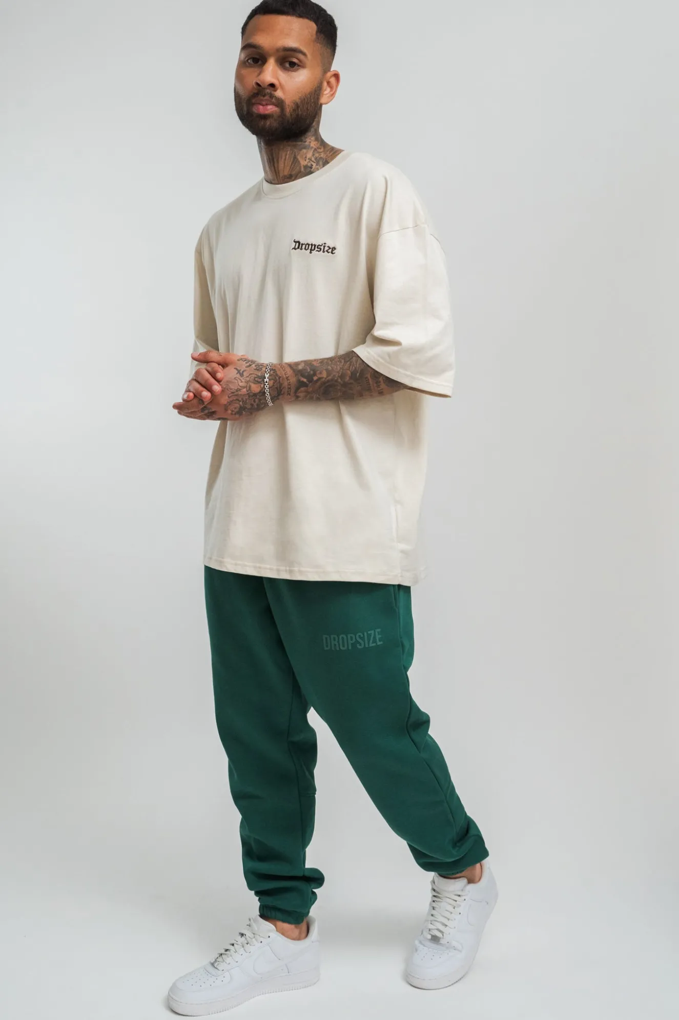 HEAVY HD PRINT JOGGER GREEN