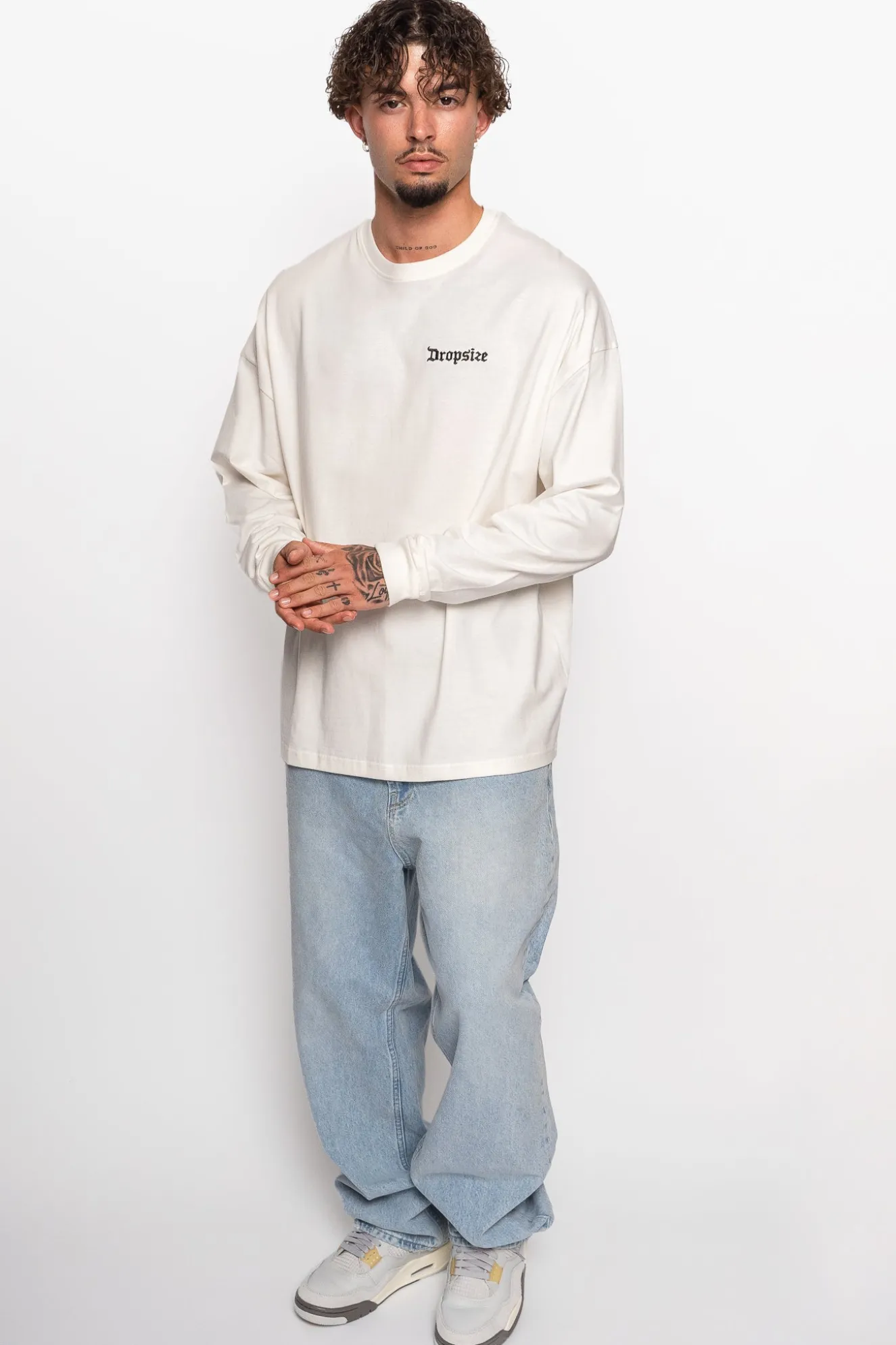 HEAVY LONG SLEEVE CREAM WHITE
