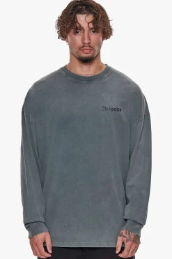 HEAVY LONGSLEEVE WASHED GREY