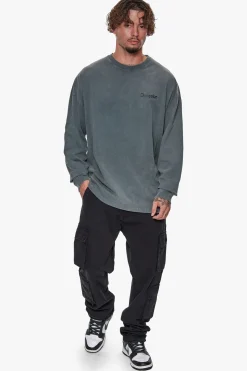 HEAVY LONGSLEEVE WASHED GREY