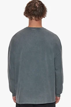 HEAVY LONGSLEEVE WASHED GREY