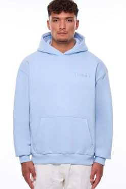 HEAVY LOOSE FIT HOODIE BABY BLUE