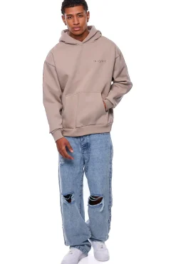HEAVY LOOSE FIT HOODIE SIMPLY TAUPE