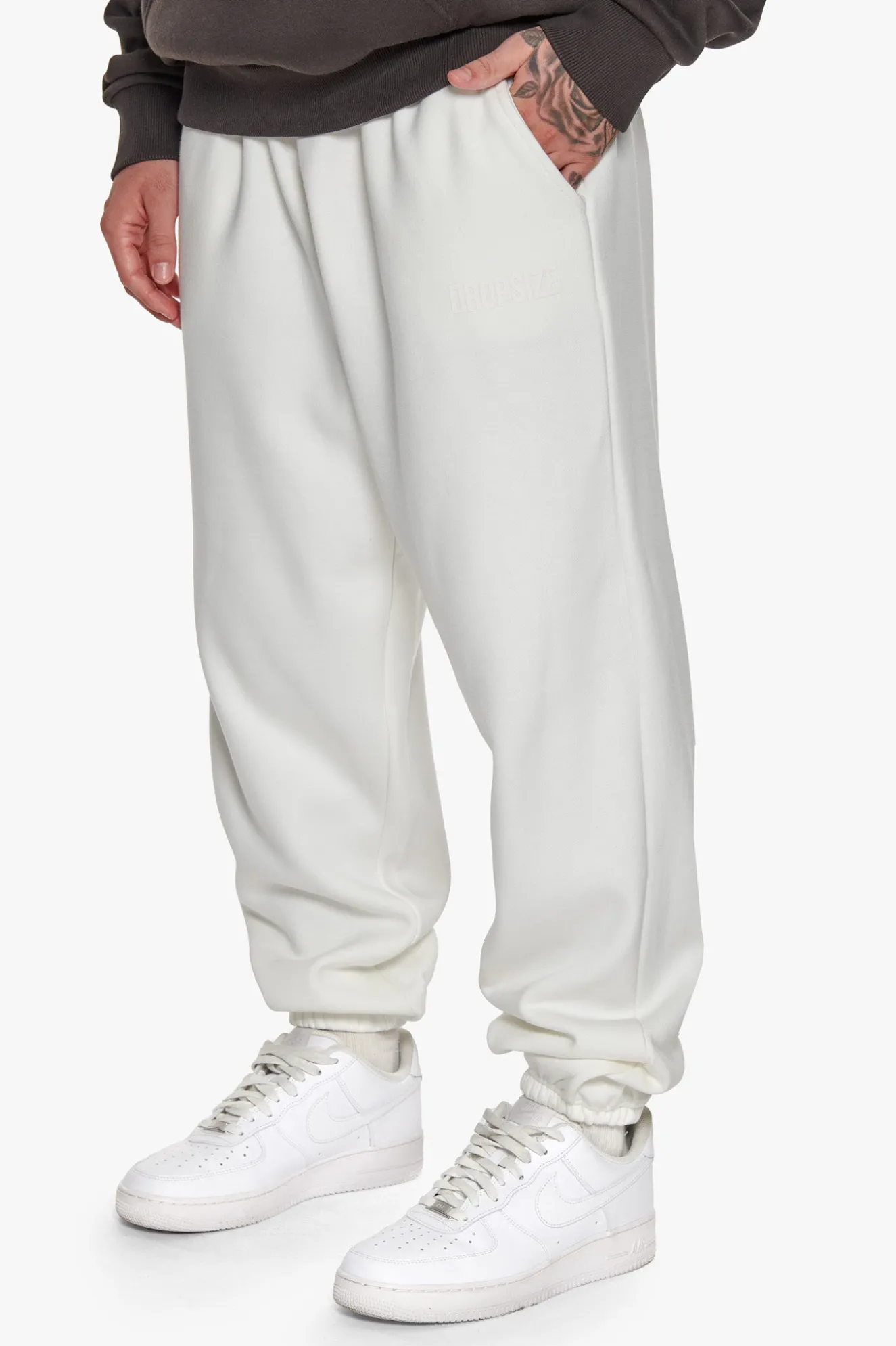 HEAVY LOOSE FIT JOGGER CREAM WHITE
