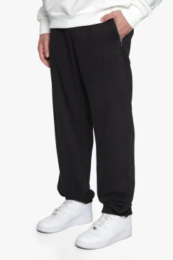 HEAVY NEXT GEN LOGO PRINT JOGGER BLACK