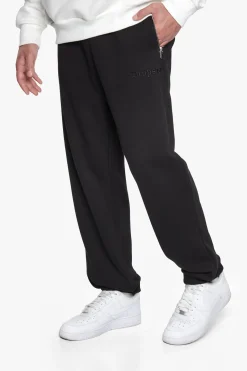 HEAVY NEXT GEN LOGO PRINT JOGGER BLACK