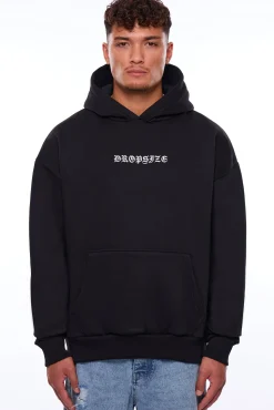 HEAVY OVERSIZE ACHIEVE ANYTHING HOODIE BLACK
