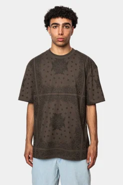 HEAVY OVERSIZE BANDANA T-SHIRT MAJOR BROWN